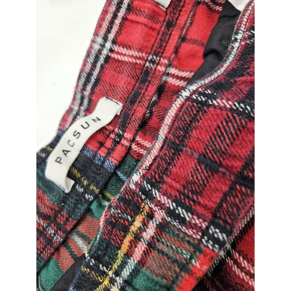 PacSun Two-tone Plaid Flannel Grunge Cotton Shorts sz Small - Picture 4 of 7